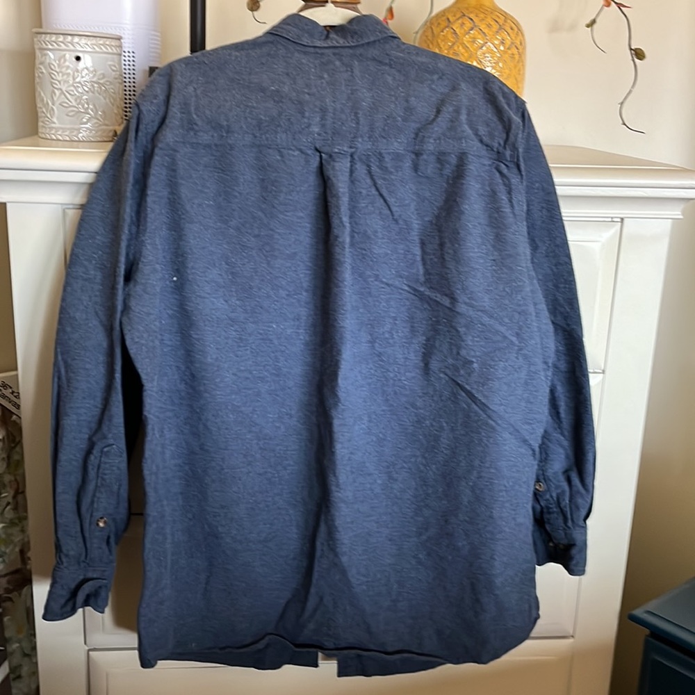 Woolrich Mens Button Down Size Large - image 5